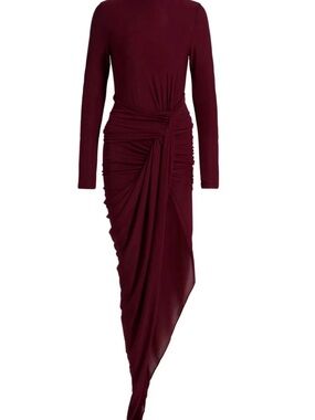 formal hot pink maxi dress Strapless Keyhole Pleated A-Line Hot Pink Long Prom Dress PSK481 – Pgmdress main image 0